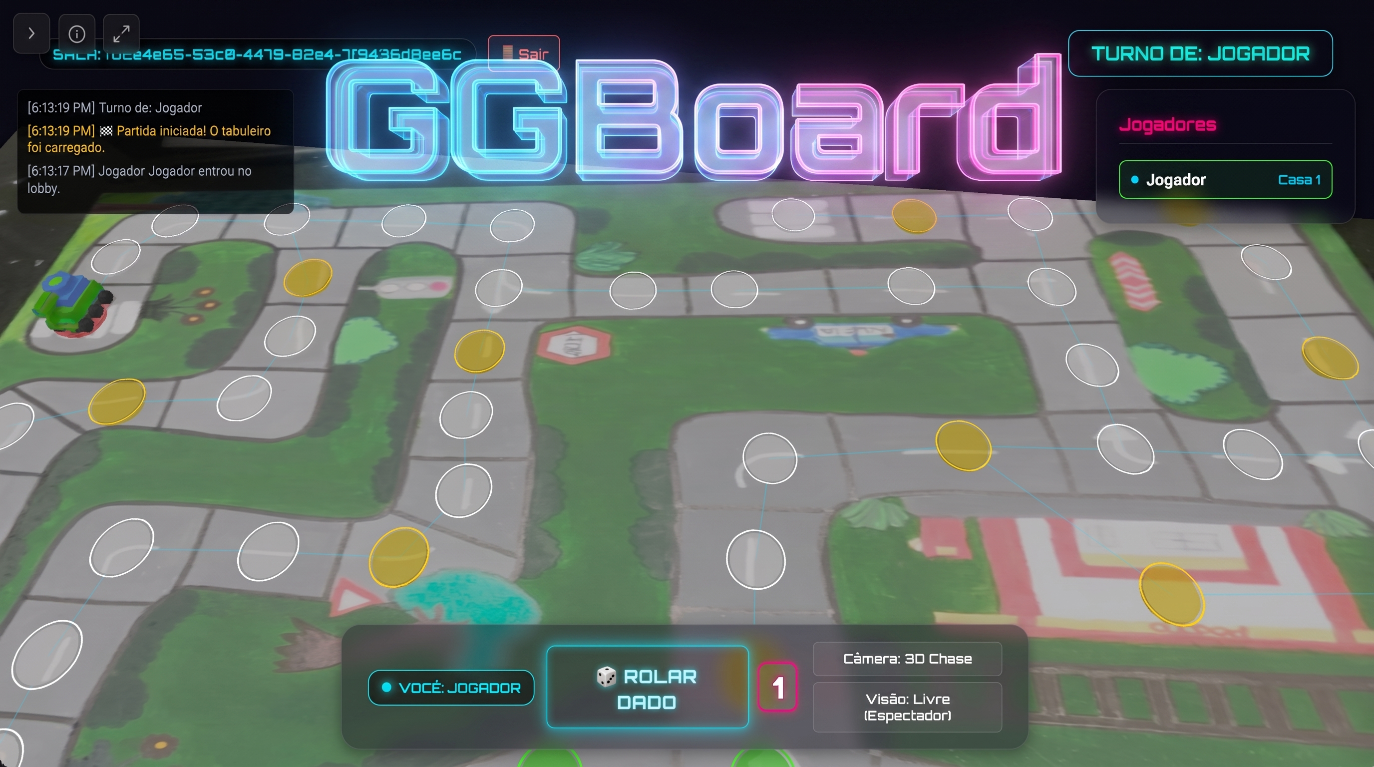 Arquitetura e Game Design do GGBoard: Criando um Jogo de Tabuleiro em 3D